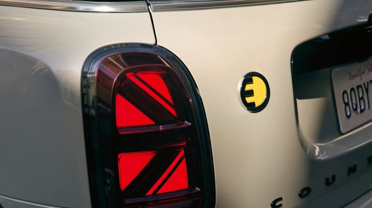 The MINI Cooper SE Countryman PHEV taillight. MINI of Rochester in Rochester NY