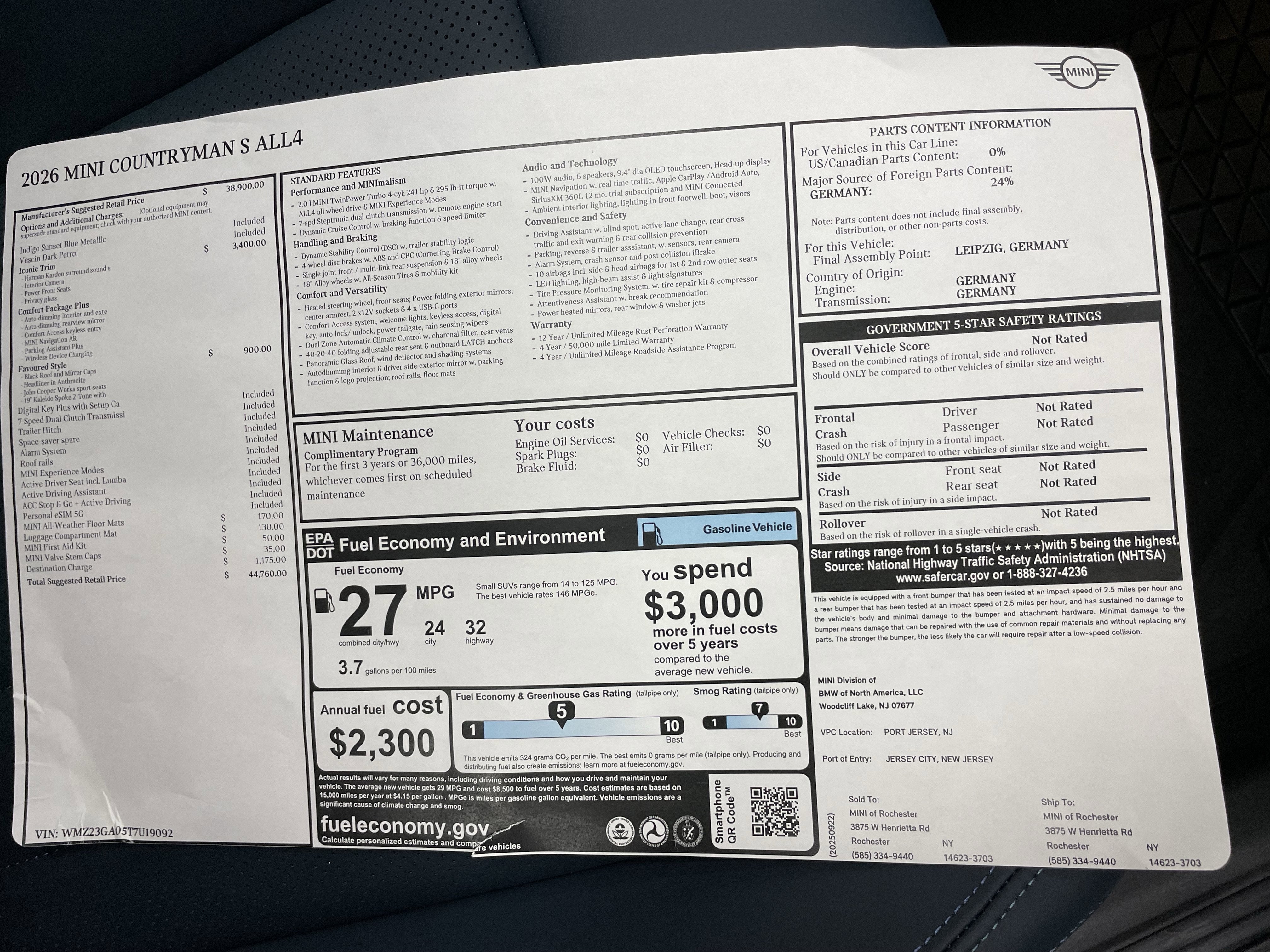 2026 MINI Countryman All4 Cooper S
