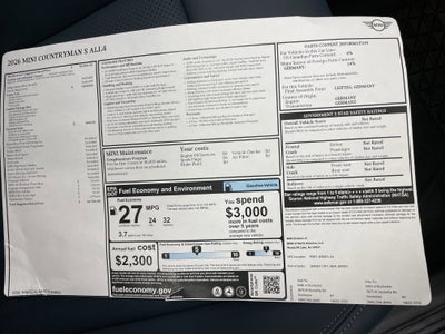 2026 MINI COUNTRYMAN ICONIC