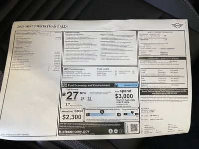 2026 MINI COUNTRYMAN SIGNATURE PLUS