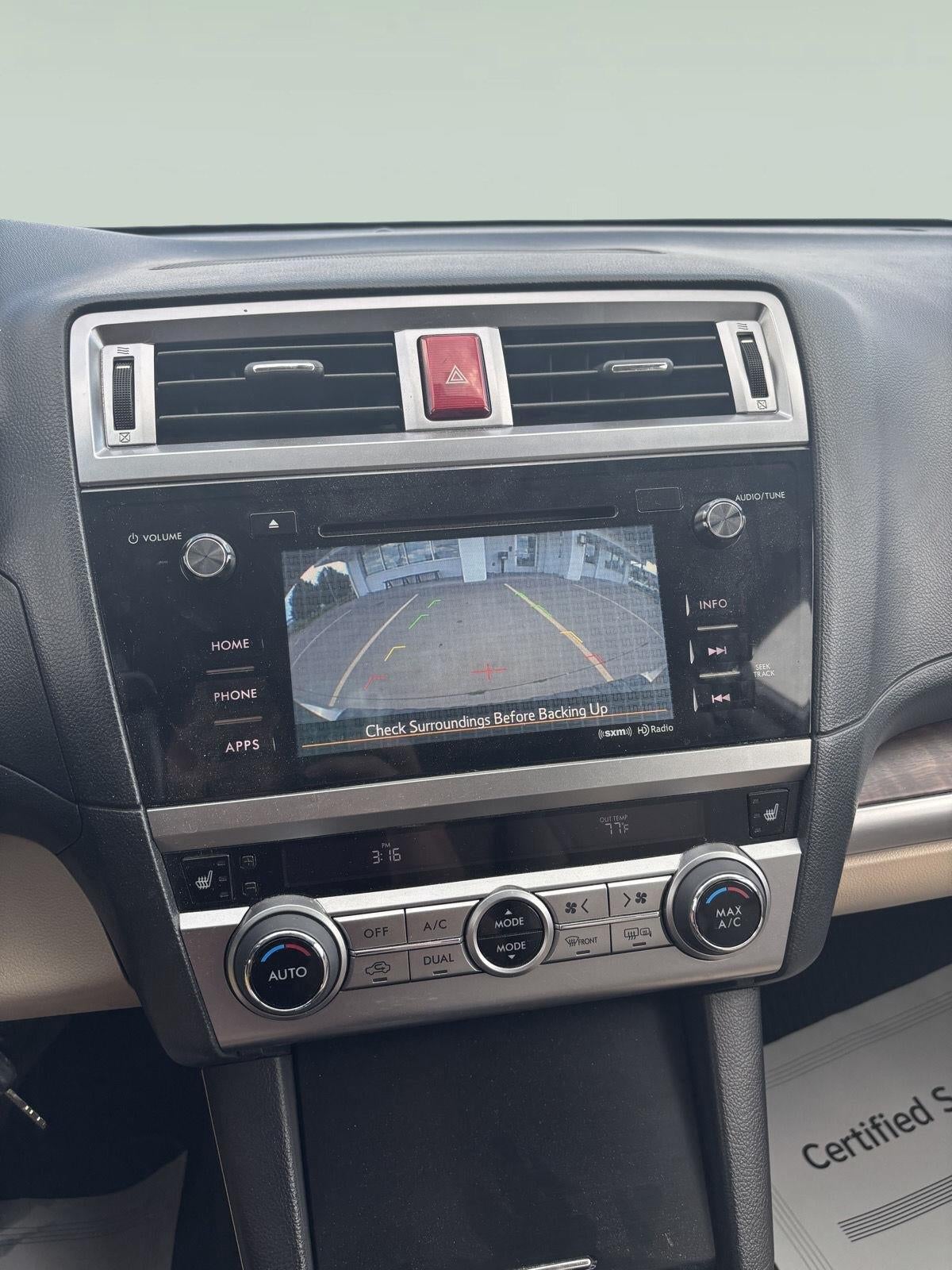 2015 Subaru Outback 2.5i Limited
