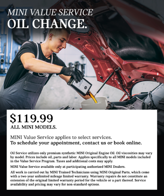 Mini Value Service Oil Change
