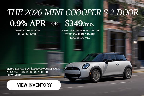 cooper 2 door offer