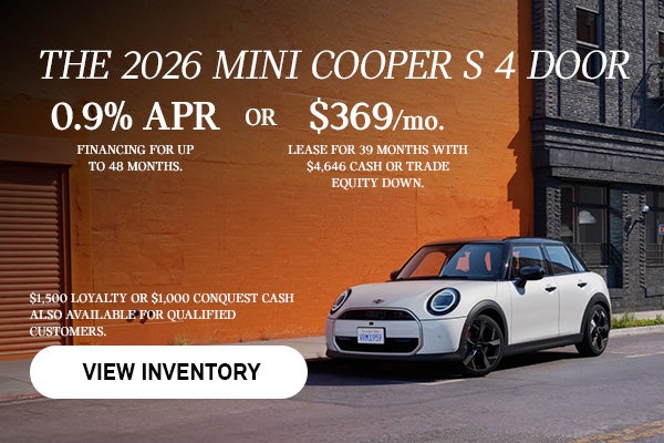 Cooper 4 door offer